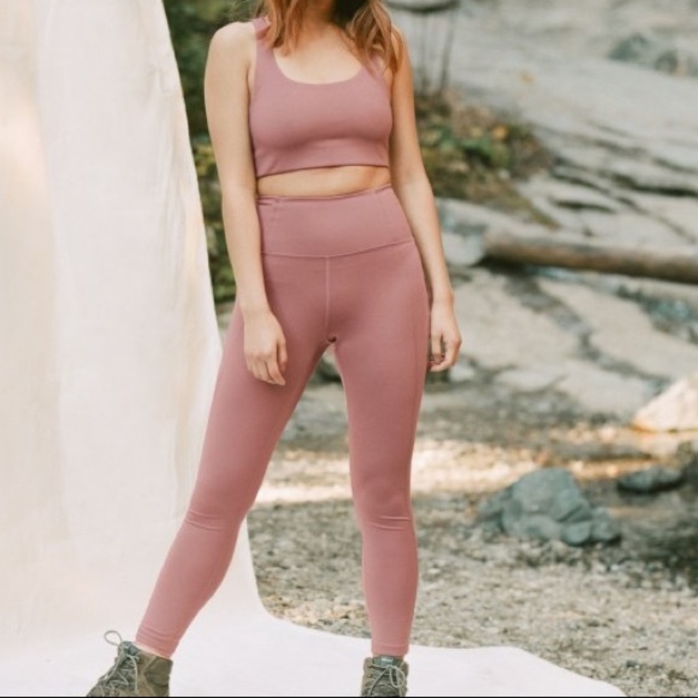 Girlfriend Collective set Rose Quartz